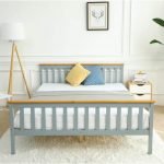 Grey Wooden Bed Frame - 3 Sizes & Optional Mattress